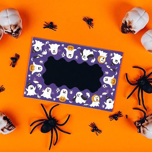 68.9 Feet Halloween Bulletin Board Borders，Scalloped Borders Bulletin Board Border Decorative,Funny Patterns Rolled Border Trim, for Classroom Decoration Strips Chalkboard Wall Decor in Kuwait