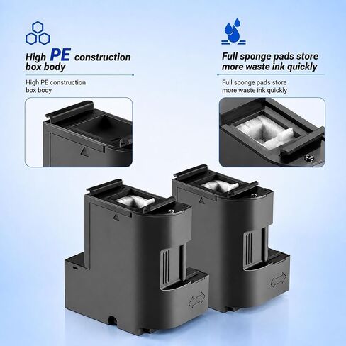F170 Maintenance Box Compatible Replacement for Epson SC-F170 S210125 2Pack in Kuwait
