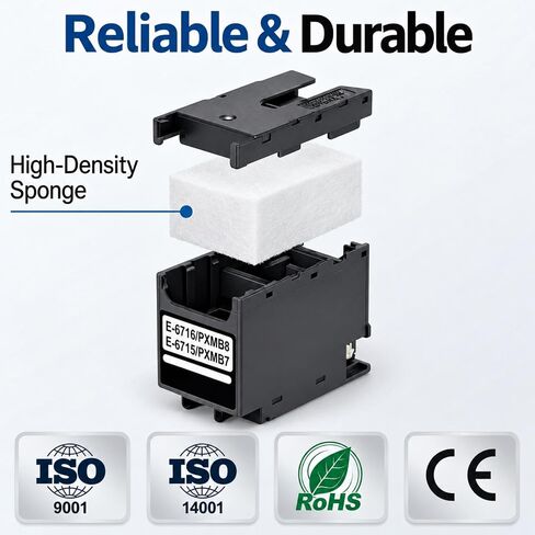 Compatible T6715 T6716 Maintenance Box T6715 for Workforce Pro WF-4830 2PK in Kuwait