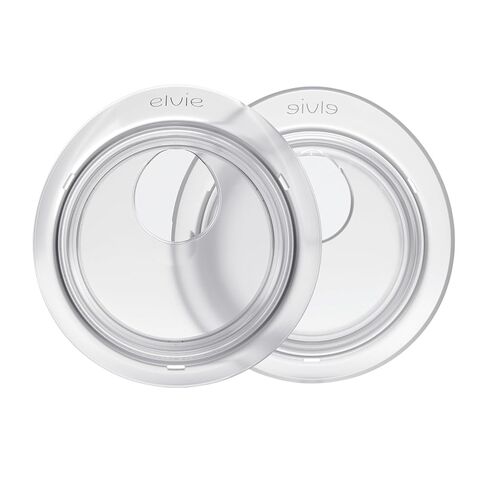 Elvie Catch Milk Collection Shells | Set of Two Discreet Leak-Protection Silicone Cups, Reuse Your Milk| Reusable Breast Shells Collect Up to 1oz | No More Wasted Milk or wasteful Breast Pads in Saudi Arabia