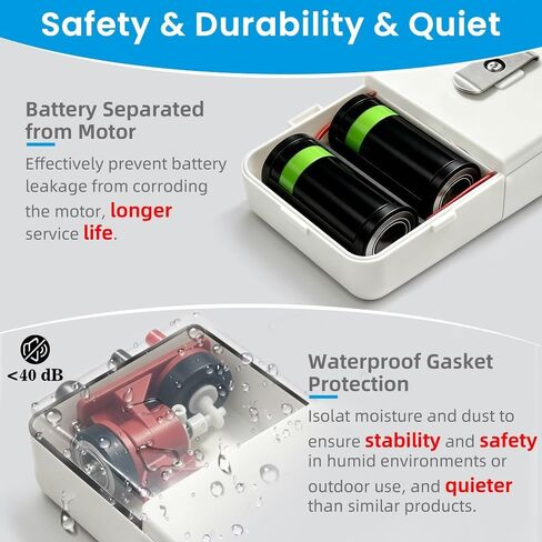 Outdoor Live Bait Aerator Portable Battery Powered Oxygen Pump Backup Aquarium Air Bubbler with Air Stone & Air Tubing for Outdoor Power Outage Fish Transportation in Saudi Arabia