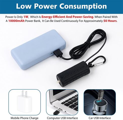 Mini Air Pump USB Aquarium Air Pump Portable Fish Tank Oxygen Pump Ultra Silent Oxygen Bubbler with Air Stone & Silicone Tube 1W Blcak in Saudi Arabia