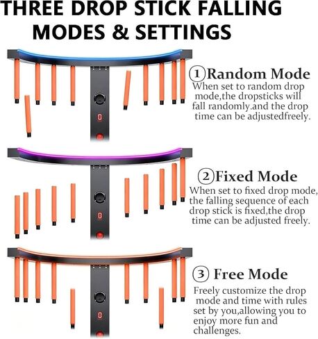 Arcade Reflex Catching Stick Game with LED Lights & Mp3 Player in Saudi Arabia