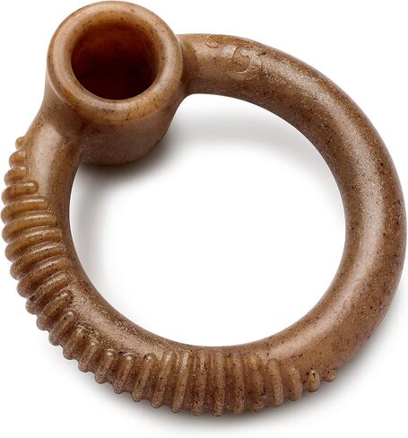 Benebone Ring Dog Chew Toy for Aggressive Chewers, Real Bacon, Medium in Kuwait