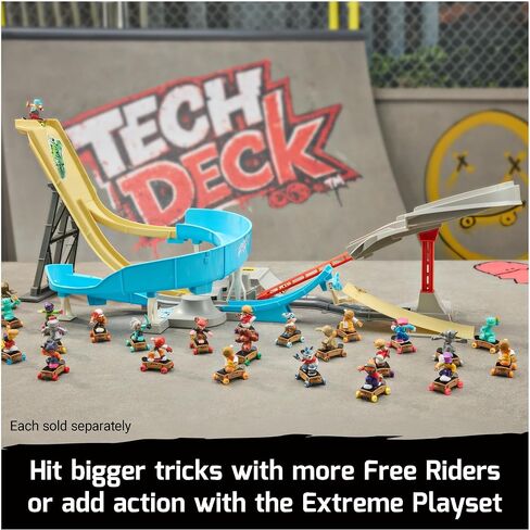 Tech Deck Free Riders Fingerboard & Fidget Toy 4-Pack in Kuwait