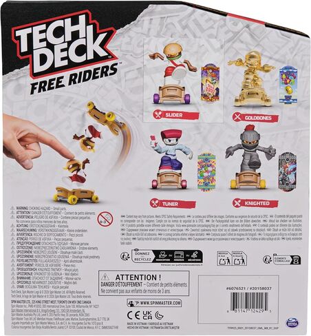 Tech Deck Free Riders Fingerboard & Fidget Toy 4-Pack in Kuwait