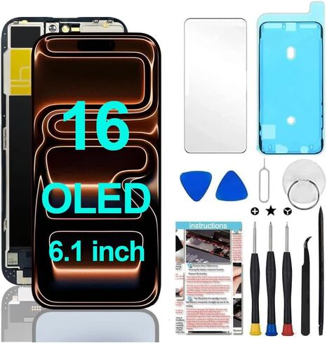 Fixerman for iPhone XR Screen Replacement 6.1 inch,LCD Display Touch Screen Digitizer Assembly with Repair Tools, Compatible with Model A1984, A2105, A2106, A2108 in Kuwait