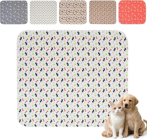 Puppy Pee Pads with Pheromones,Forever Pad,Washable Pee Pads for Dogs,Reusable Dog Pee Pads,Waterproof and Leak-Proof,Non-Slip Base Training Pad Suitable for Home(Gray,S:23.6*15.7in) in Kuwait