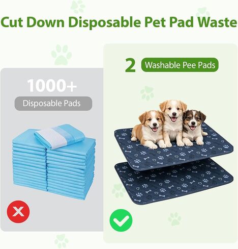 PAWISE Dog Grass Pad with Tray 30"x20" - Indoor Dog Potty with 2 Artificial Grass Patches + 2 Washable Pee Pads + Drainage Grate - Reusable Puppy Potty Training Pad for Apartment Balcony Patio in Kuwait