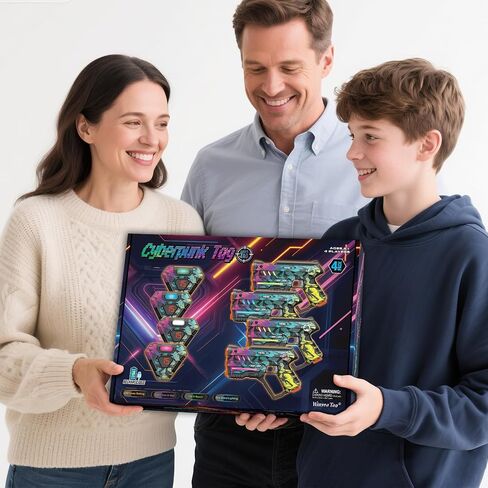 Rechargeable Laser Tag Set of 4, Lazer Tag Game for Kids Indoor & Outdoor Play, Gift Ideas for Kids Teens and Adults, Cool Toys for Teenage Ages 8 9 10 11 12+Year Old Boy & Girls in Saudi Arabia