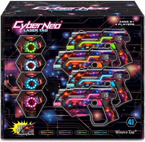 Laser Tag Guns and Vests Set of 2, Gift for 8 9 10 11 12 13 Year Old Boy in Saudi Arabia