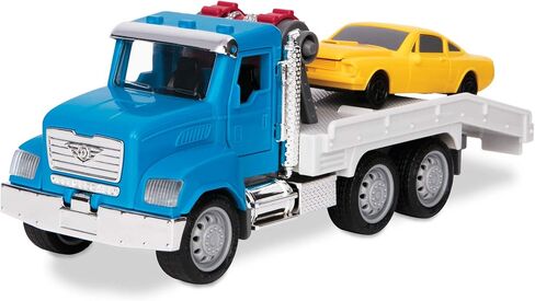 Driven by Battat – 7-Inch Crane Truck Toy with Lights & Sounds, Movable Parts, Construction Vehicle for Boys & Girls, Durable Design, Realistic Details, 3+ Years Toy for Kids in Kuwait