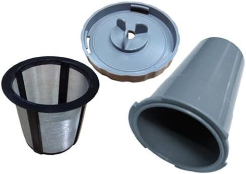 Reusable Coffee Holder and Filter Set 3 part with Filter Basket Compatible with Keurig My K-Cup Home Brewers fits B31 B40 B50 B60 B70 Sustainable Coffee Accessories in Kuwait