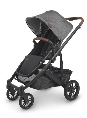 Cruz V2 Stroller - Declan - Oat Mélange | Silver Frame | Chestnut Leather in Kuwait