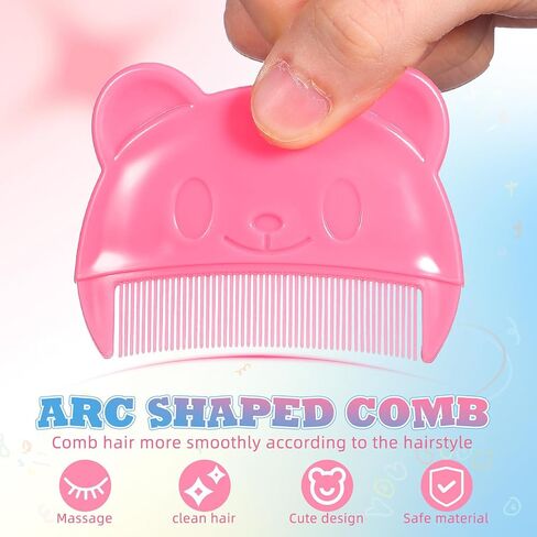 2pcs Bear Shaped Comb Fine Tooth Grooming Tool for Cradle Cap in Kuwait