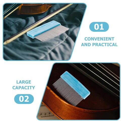3pcs Violin Bow Hair Comb for Bow Making and Hair Grooming in Saudi Arabia