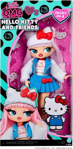 LOL Surprise OMG Loves Hello Kitty and Friends – Hello Kitty – Fashion Doll, Play & Display! in Kuwait