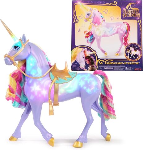 Unicorn Academy Rainbow Light-up Wildstar, Dolls & Unicorn Toys, Ages 4+ in Kuwait