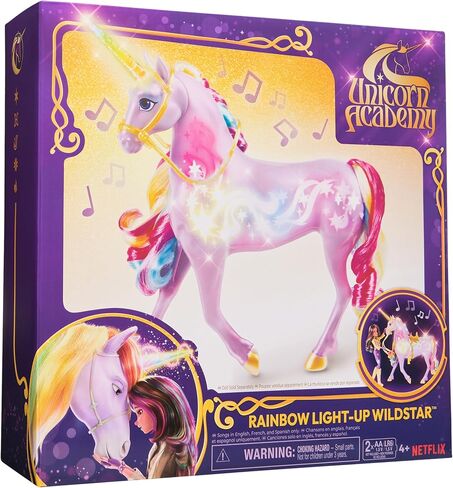 Unicorn Academy Rainbow Light-up Wildstar, Dolls & Unicorn Toys, Ages 4+ in Kuwait