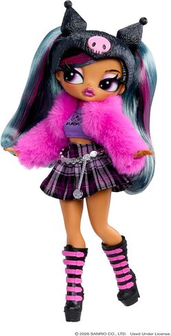 LOL Surprise OMG Loves Hello Kitty and Friends – Kuromi – Fashion Doll Inspired by Hello Kitty and Friends Character – Play & Display! in Kuwait