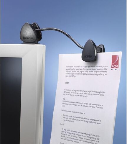 Kensington Flex Clip Copyholder (K62081BF), Black 9-3/4" Wide in Saudi Arabia