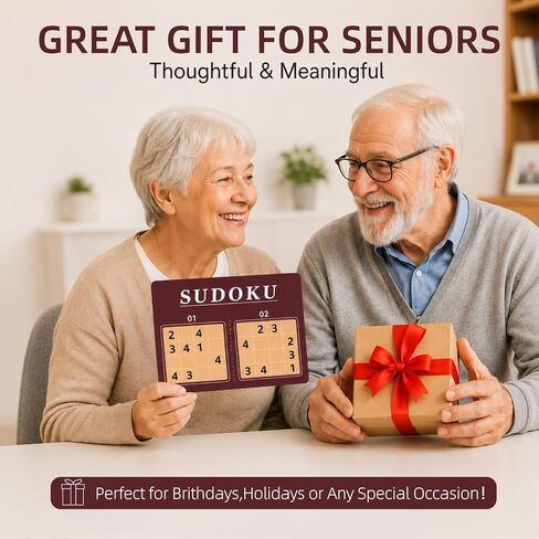 12 Pcs Reusable Sudoku Game for Dementia Game-Dementia Activities for Seniors with Alzheimer's-Seniors Alzheimers Activities-Large Print Sudoku Books for Adults and Seniors in Kuwait
