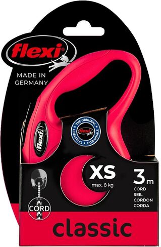 Flexi Automatic Leash New Classic Cat XS 3 M Red Line in Kuwait