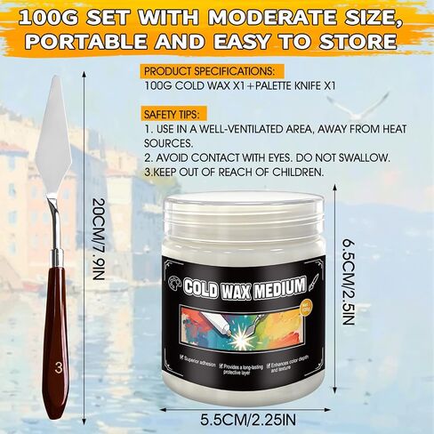 Cold Wax Medium for Seal Finished and Added Richness, Waterproof in Saudi Arabia