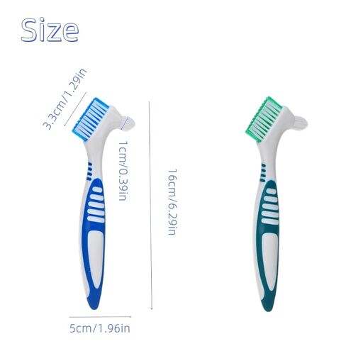 2Pcs Turtle Cleaning Brush Mini Double-Sided Cleaning Brush Tortoise Accessories for Turtle Shell Fish Tank in Kuwait