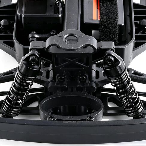 RC Progressive Shock Spring Set for Arrma Grom 1/14 Typhon 1/16 Mojave 1/18 Granite, Soft Initial then Stiffer to Prevent Bottom Out, 38mm Upgraded Suspension Springs, Black in Saudi Arabia