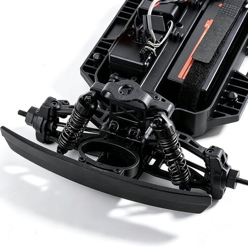 RC Progressive Shock Spring Set for Arrma Grom 1/14 Typhon 1/16 Mojave 1/18 Granite, Soft Initial then Stiffer to Prevent Bottom Out, 38mm Upgraded Suspension Springs, Black in Saudi Arabia