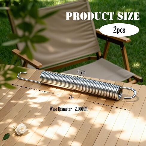 7 inch Recliner Springs Replacement Sofa Chair Mechanism Spring 2 Pack in Kuwait