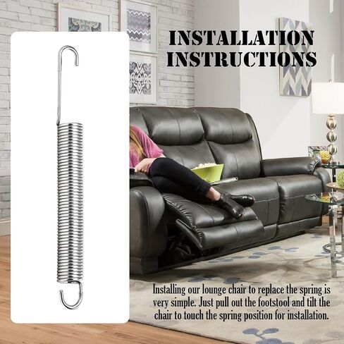 7 inch Recliner Springs Replacement Sofa Chair Mechanism Spring 2 Pack in Kuwait