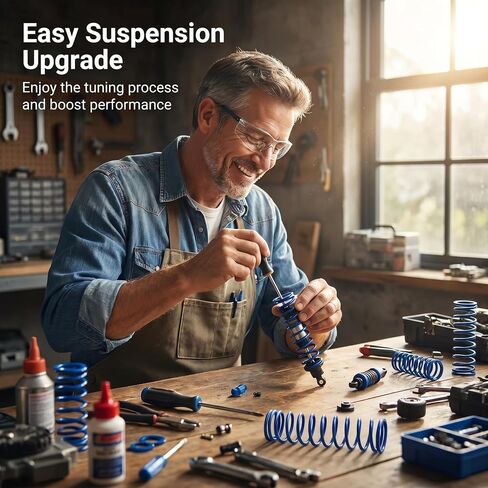 8445A Blue Progressive Rear Shock Springs 3-Pack – Compatible with Losi 5IVE-T, DBXL, Super Baja Rey, GTR Shocks in Saudi Arabia