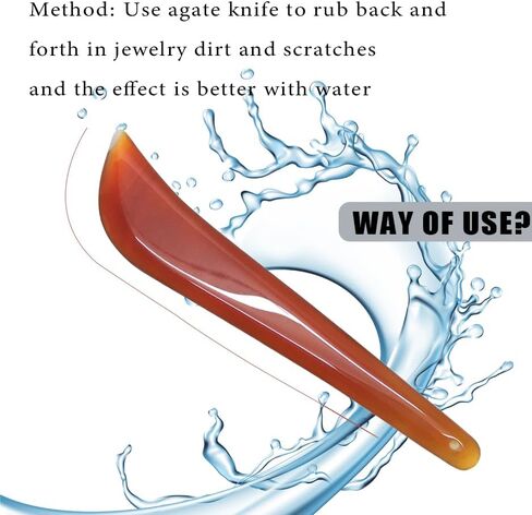 Professional Agate Knife Burnisher Hand Jewelry Polishing Tool Gold Silver Polishing Tools Hand Jewelry in Kuwait