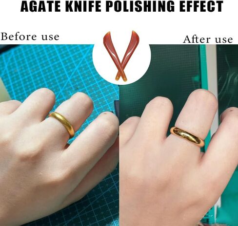 Professional Agate Knife Burnisher Hand Jewelry Polishing Tool Gold Silver Polishing Tools Hand Jewelry in Kuwait