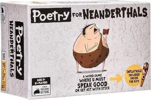 Exploding Kittens Poetry for Neanderthals, 2+ Players, Ages 7+ Word Game in Kuwait