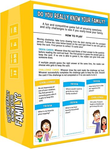Do You Really Know Your Family? Fun Family Game for Kids, Teens and Adults in Kuwait