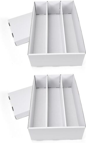 RLAVBL 4 Pack Trading Card Storage Box, 3600 Count Cardboard Card Boxes in Kuwait