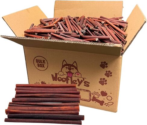 Woofley's 6 Inch Collagen Sticks for Dogs - (Thick -50 Count) Bully Stick Rawhide Alternative Dog Chews No Hide Bones for Medium & Large Dogs in Kuwait