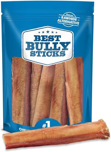 Best Bully Sticks Thick Bully Sticks Dog Chews, 6", 5 Count in Saudi Arabia