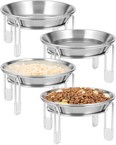 Elevated cat Bowl 2PC, 6.3" Wide Raised Cat Bowl in Kuwait