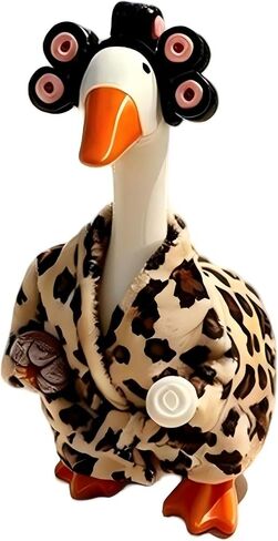 Desk Goose Outfits 7 Inch Leopard Print Mini Desk Goose Costume Accessories in Saudi Arabia