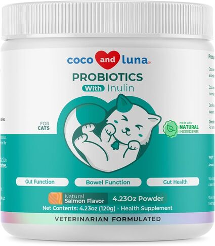 Cat Probiotics with Prebiotics for Cats Digestive Health & Diarrhea Support in Kuwait