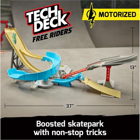 Tech Deck Free Riders Extreme Motorized Fingerboard Playset Ages 5+ in Kuwait