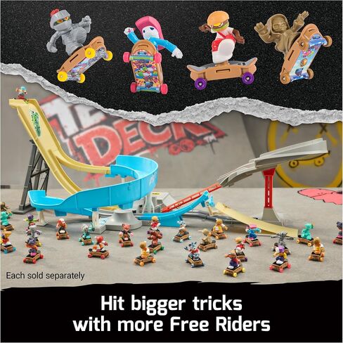 Tech Deck Free Riders Extreme Motorized Fingerboard Playset Ages 5+ in Kuwait