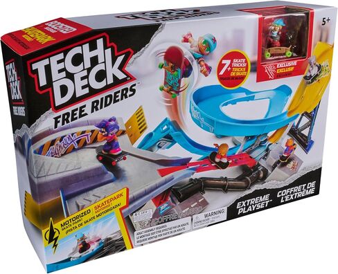 Tech Deck Free Riders Extreme Motorized Fingerboard Playset Ages 5+ in Kuwait