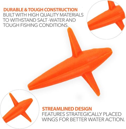 5" Bird Teaser Orange 10 Pieces in Kuwait