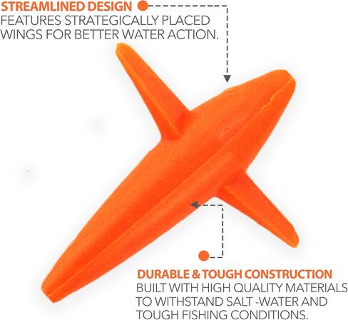 5" Bird Teaser Orange 10 Pieces in Kuwait