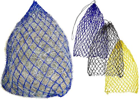 Derby Originals Hay Nets Set of 2 Soft Mesh Nets 42" with 2" Holes, Fits 4-6 Flakes of Hay for Horses and Goats in Kuwait